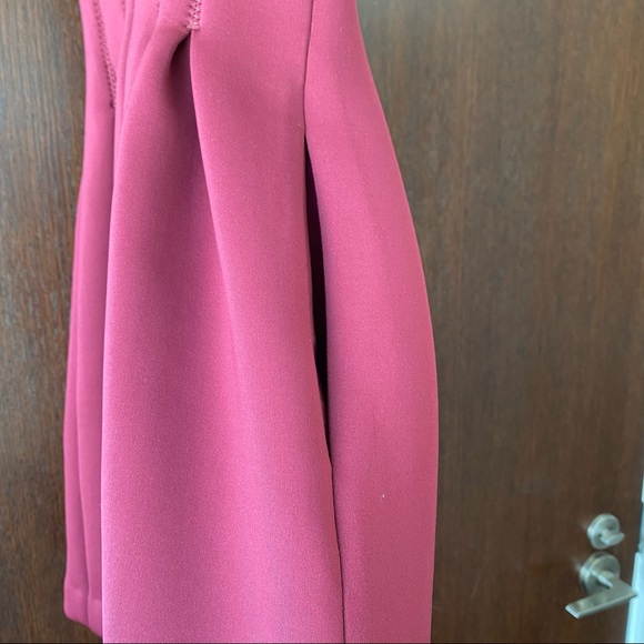 Club Monaco Susie Neoprene Pleated Dress 00 - Picture 7 of 10